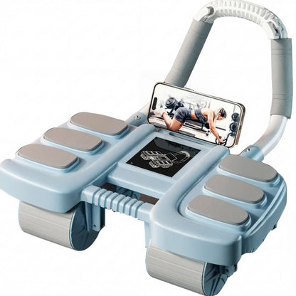 Elbow Pads Ab Roller with Phone Holder