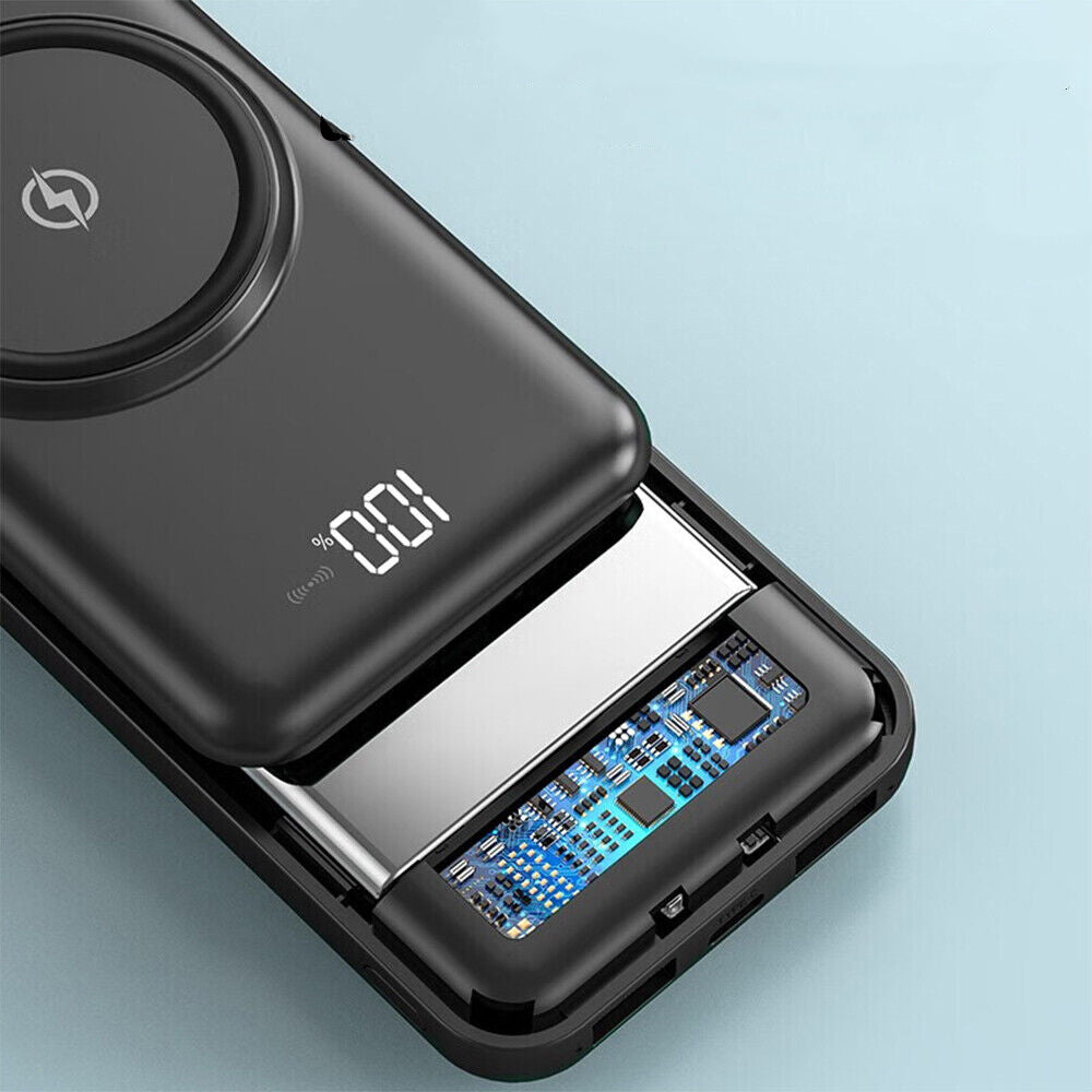CoreVault 20K Wireless Power Bank with Built-in Cables