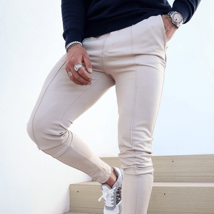Pintuck Slim Pants