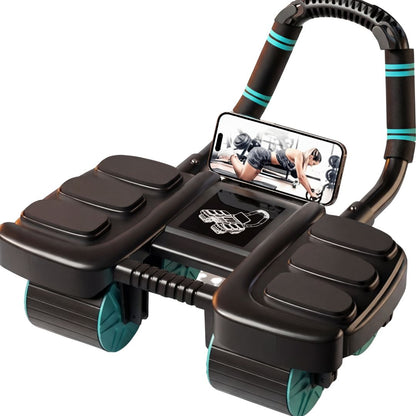 Elbow Pads Ab Roller with Phone Holder