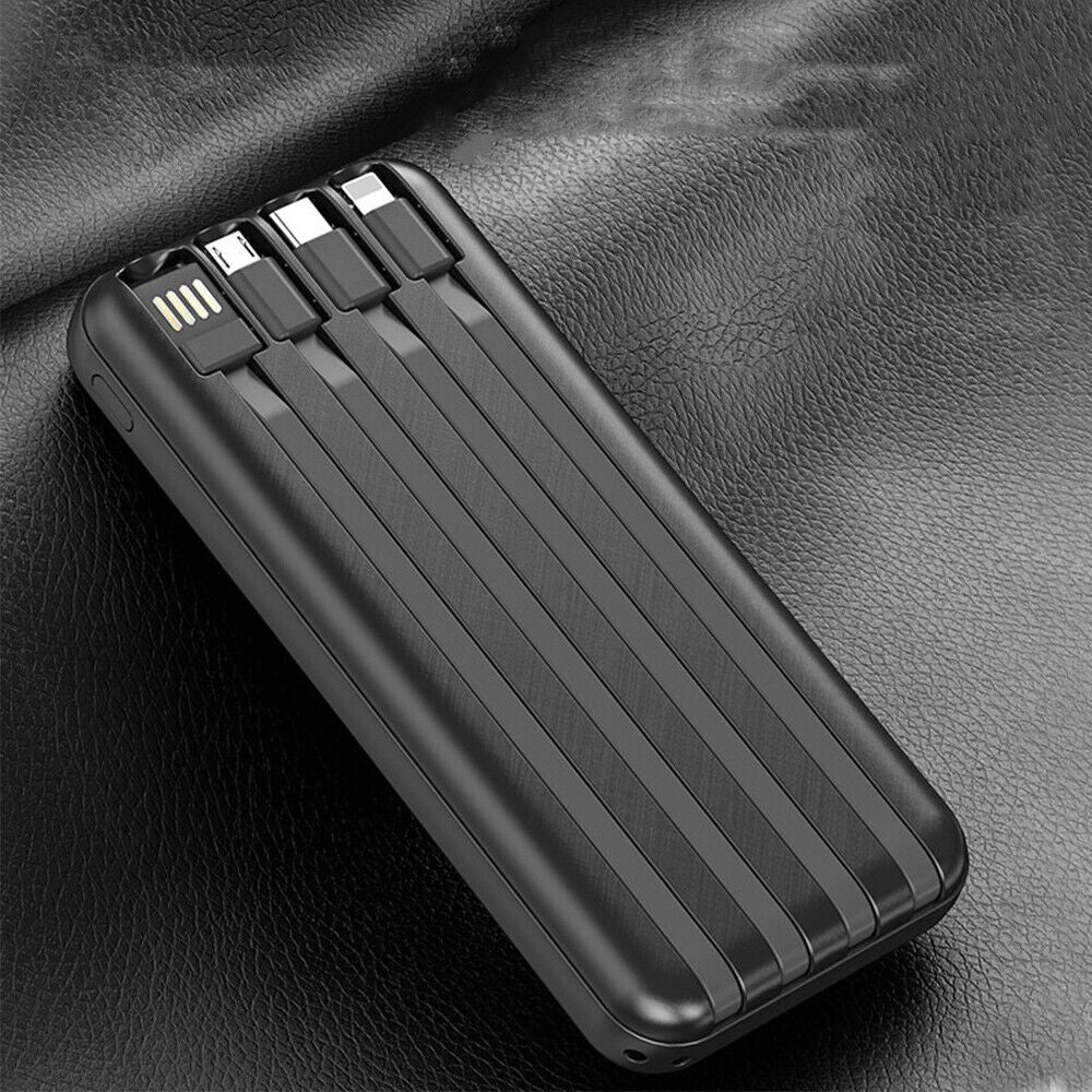 CoreVault 20K Wireless Power Bank with Built-in Cables