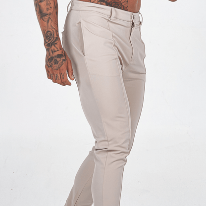 Pintuck Slim Pants