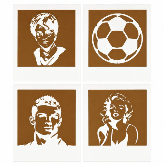 4 Pop Culture LatteSnap Stencils