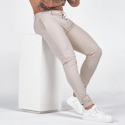 Pintuck Slim Pants