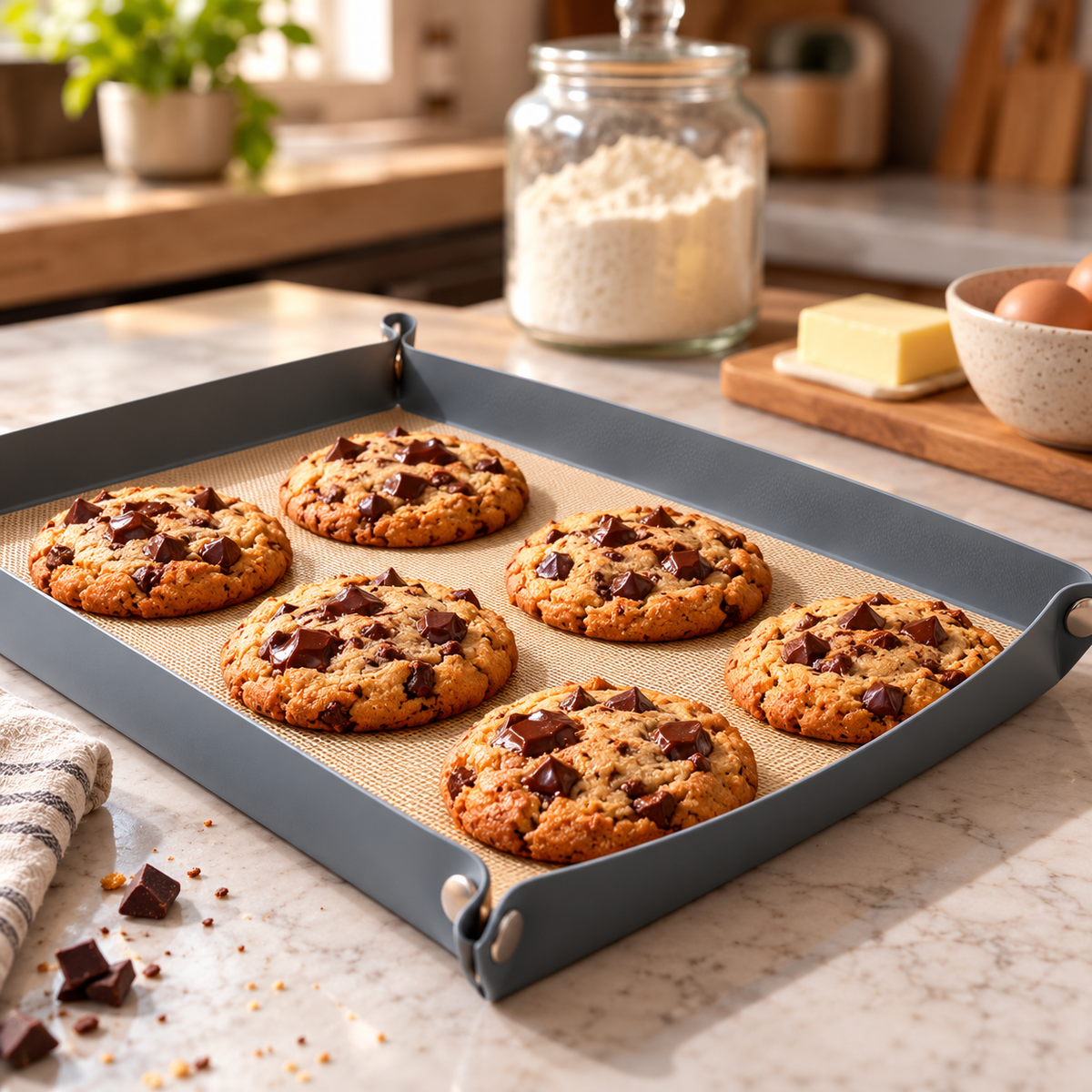 BakeFlex - Premium Silicone Baking Tray