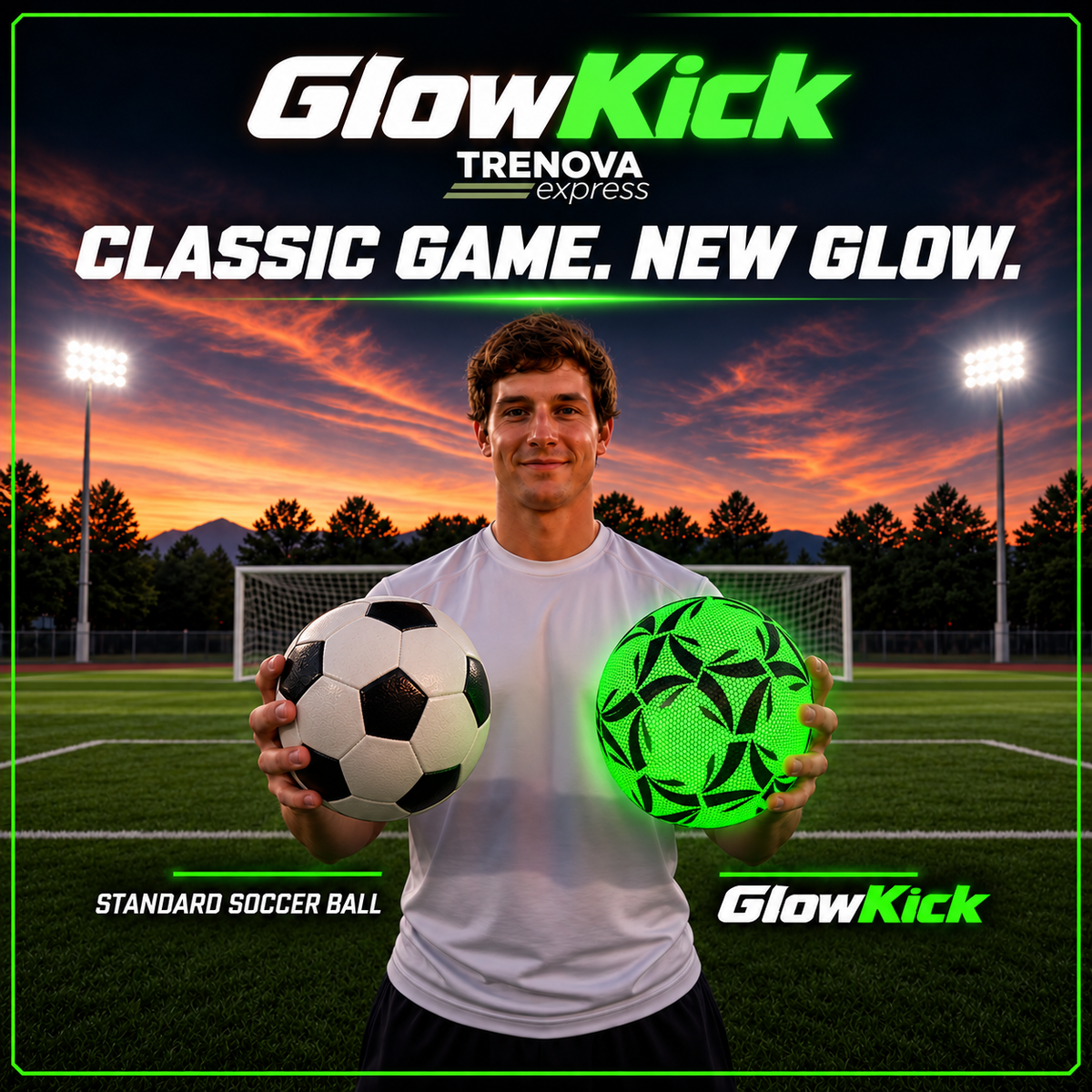 GlowKick Light-Up Soccer Ball