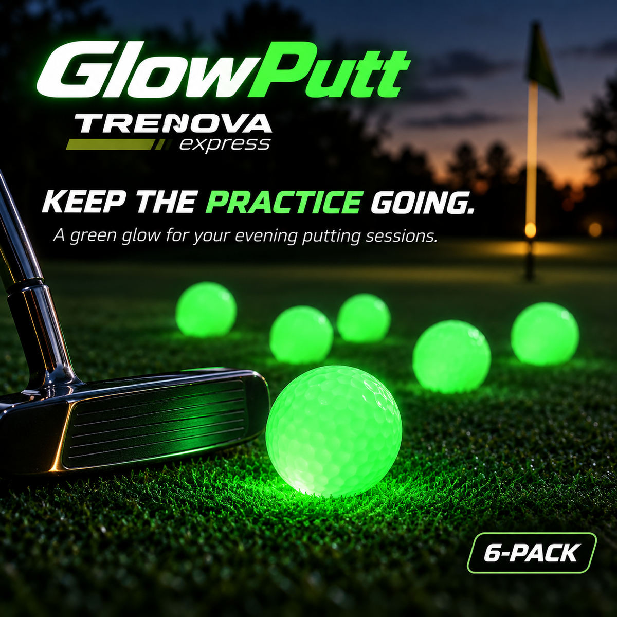 GlowPutt Golf Balls