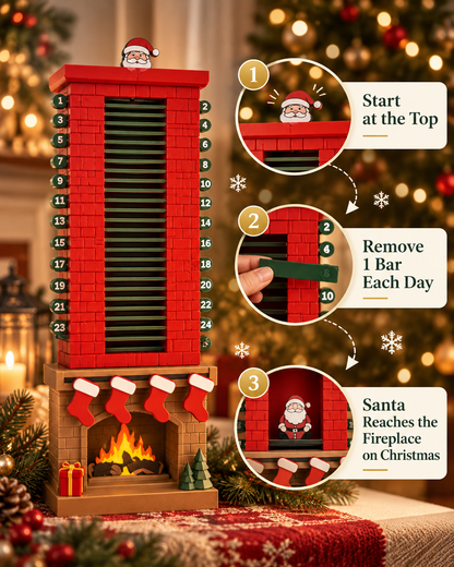 Santa Chimney Advent Calendar