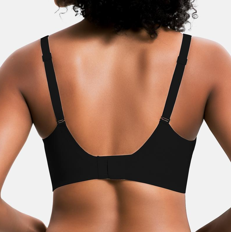 Seamless Deep V Wireless Push Up Bra – Everyday Comfort Bralette