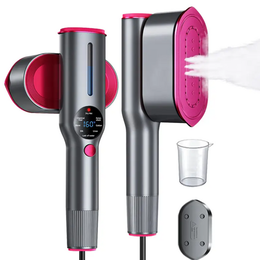 SteamGlide Pro™ – Portable Garment Steamer with Fast Heat & LCD
