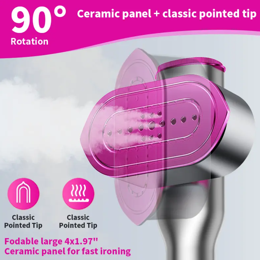 SteamGlide Pro™ – Portable Garment Steamer with Fast Heat & LCD