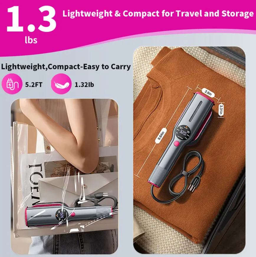 SteamGlide Pro™ – Portable Garment Steamer with Fast Heat & LCD