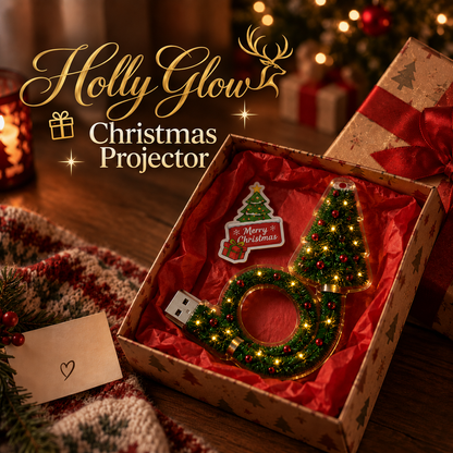 HollyGlow - Christmas Projector