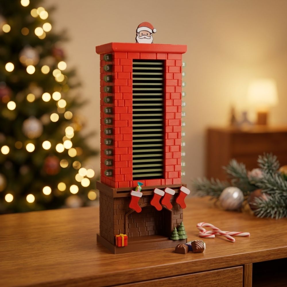 Santa Chimney Advent Calendar
