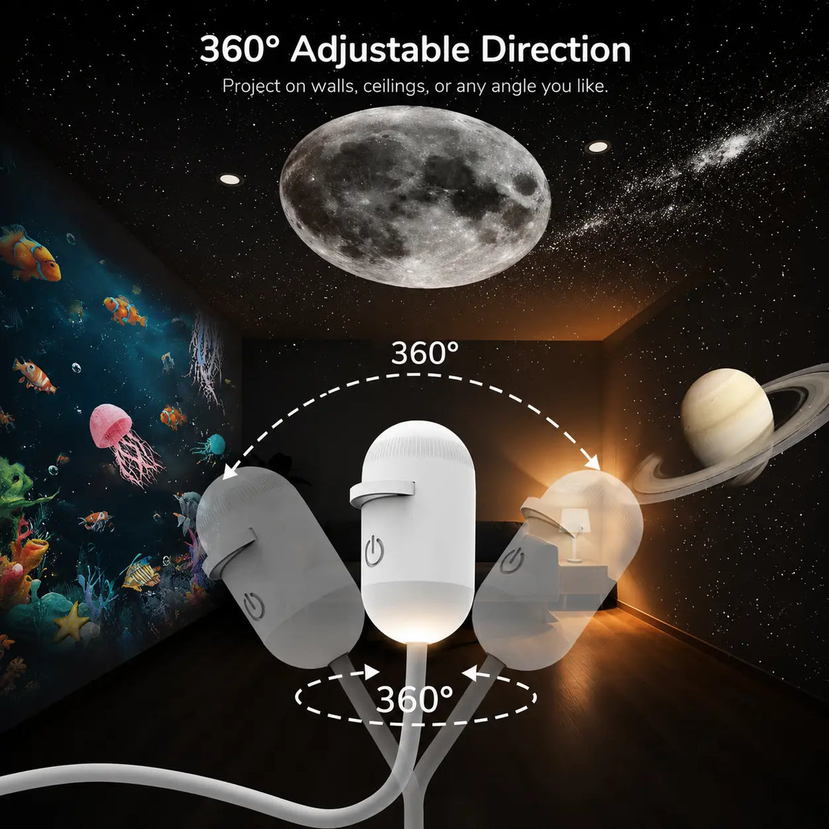 GalaxyFlex™ – 360° Galaxy Projector