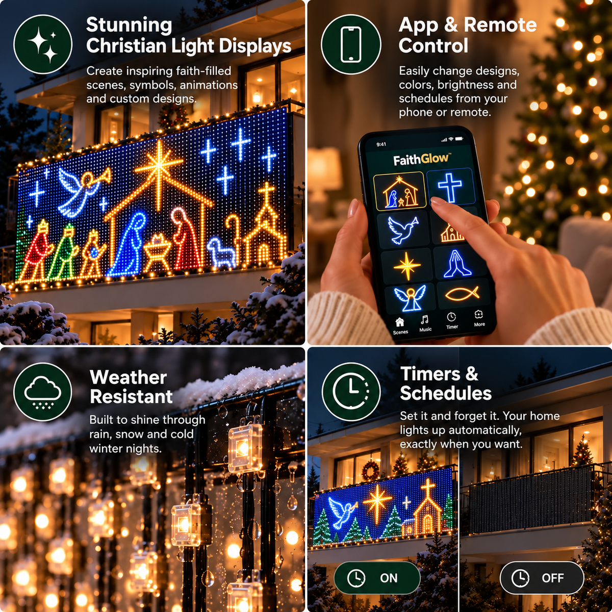 FaithPixels™ - Smart Animated Christian Lights