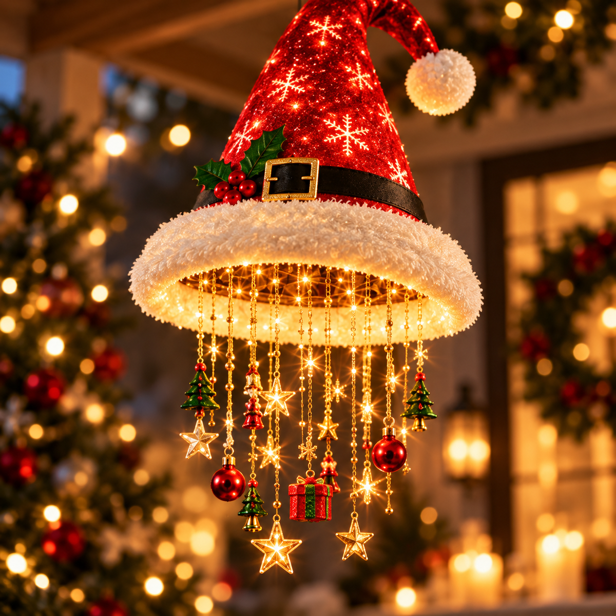 MerryHat™ – Glowing Santa Hat Decoration