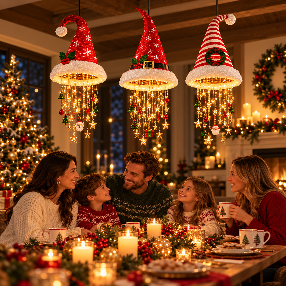 MerryHat™ – Glowing Santa Hat Decoration