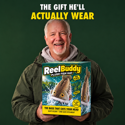 ReelBuddy Plush Fish Hat