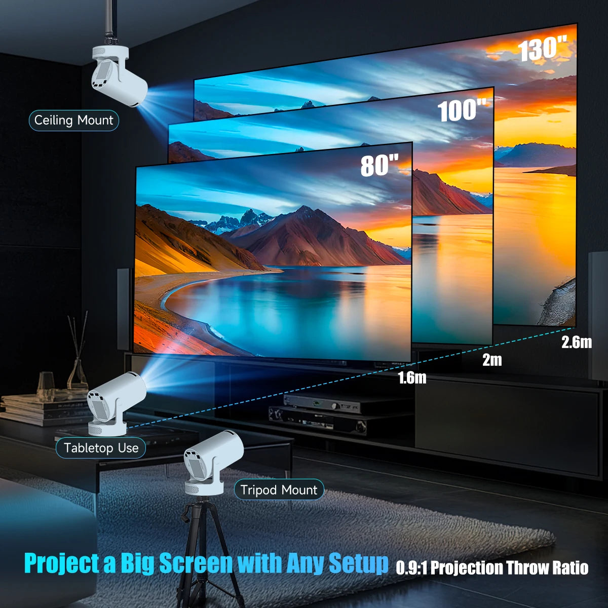Santa Beam Flex Smart Projector