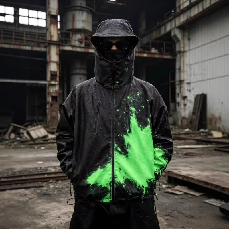 Color Changing Hooded Windbreaker Jacket