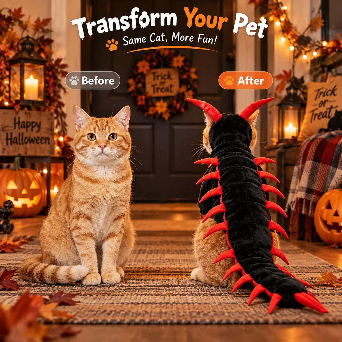 TerrorSpine Cat Centipede Costume