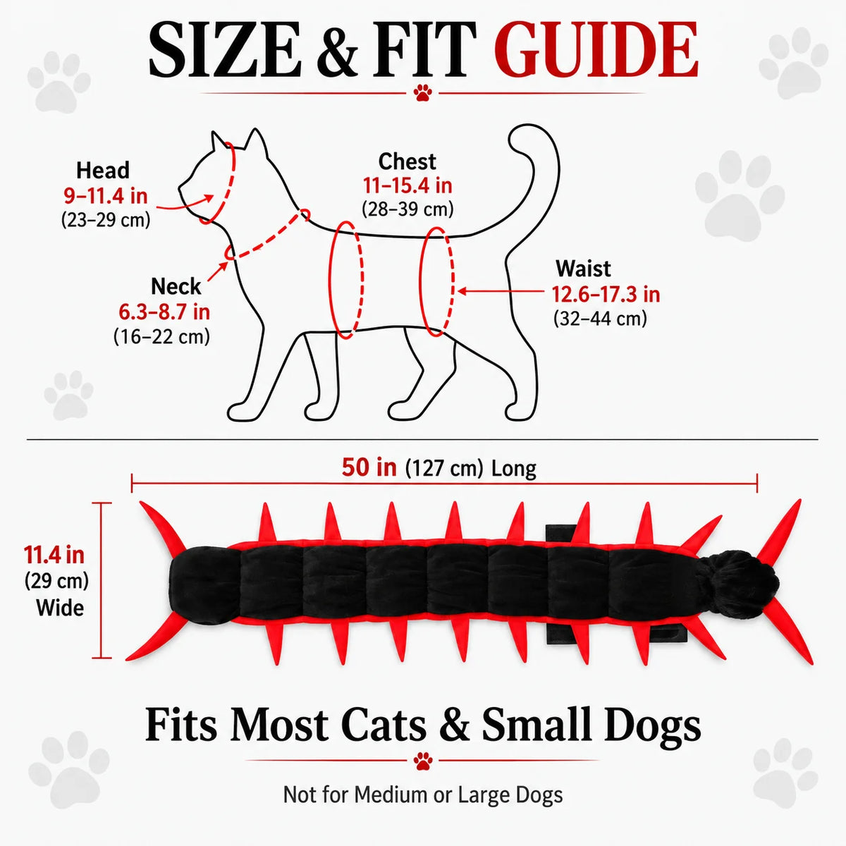 TerrorSpine Cat Centipede Costume