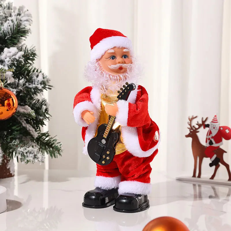 Santa Groove — Musical Dancing Santa with Guitar