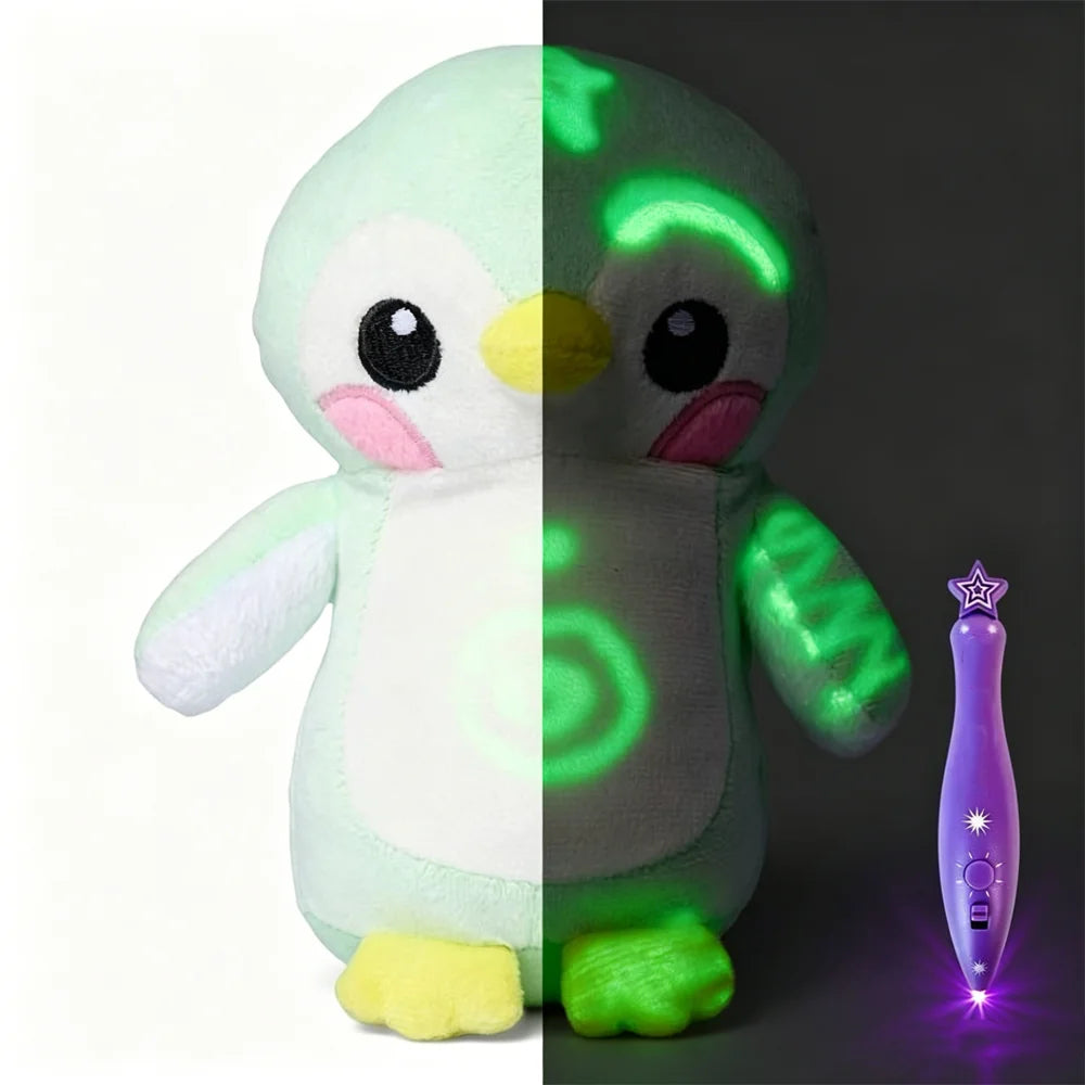 GlowFriends™ Doodle Plush Doll Interactive Drawing Toy