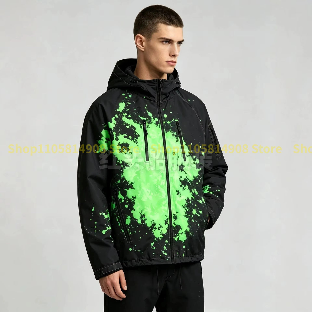 Color Changing Hooded Windbreaker Jacket