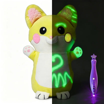 GlowFriends™ Doodle Plush Doll Interactive Drawing Toy