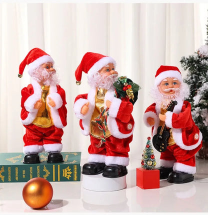 Santa Groove — Musical Dancing Santa with Guitar