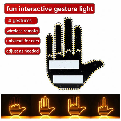 GestureGlow LED Car Hand Light