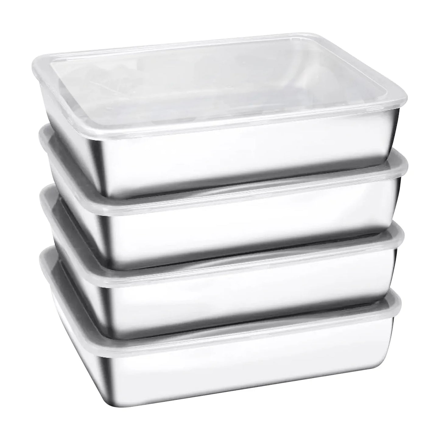 FreshGuard Stainless Steel Storage Set (4pcs)