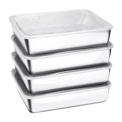 FreshGuard Stainless Steel Storage Set (4pcs)