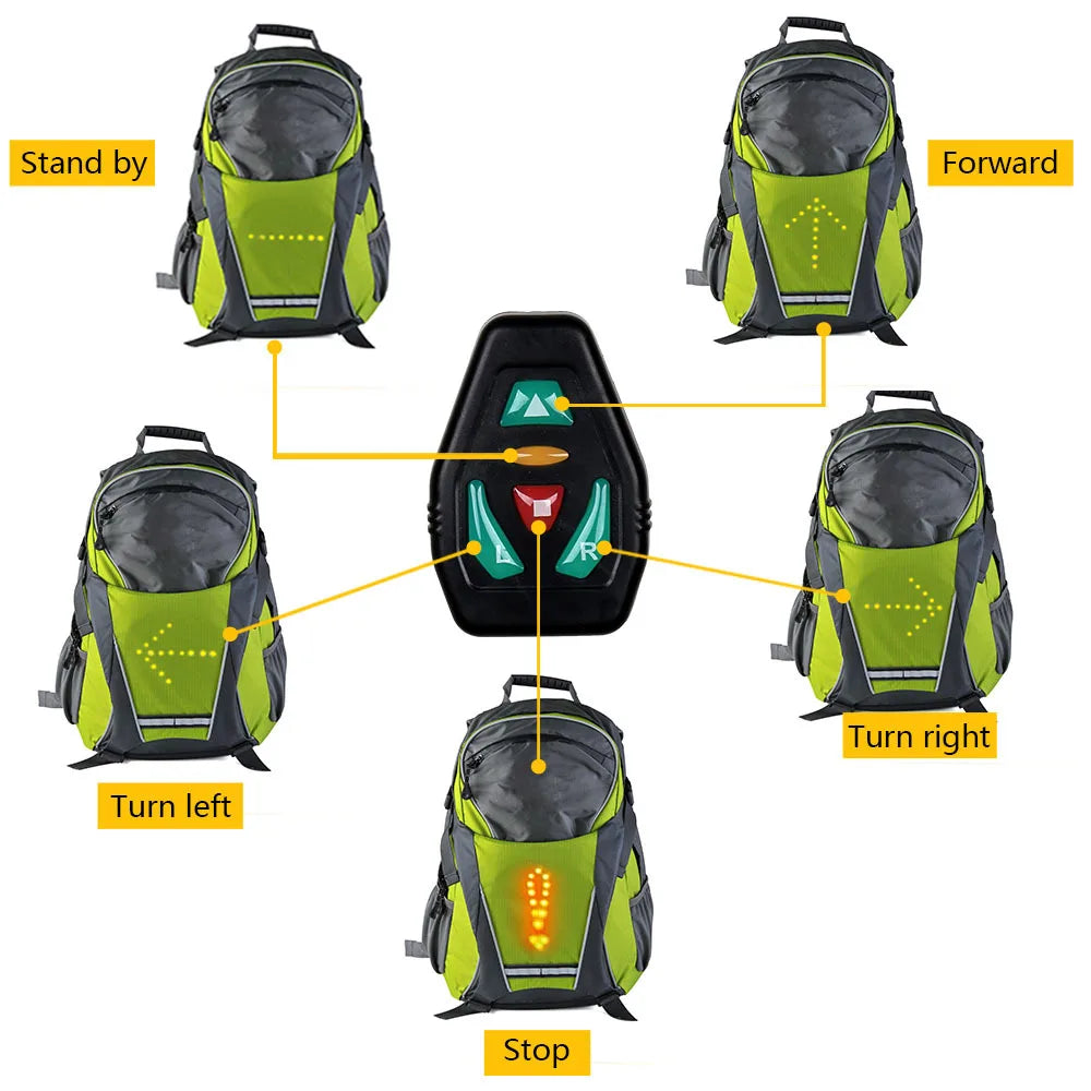 Reflective LED Safety Backpack
