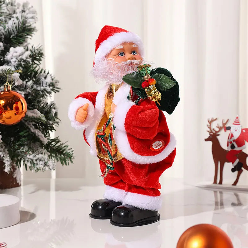 Santa Groove — Musical Dancing Santa with Guitar