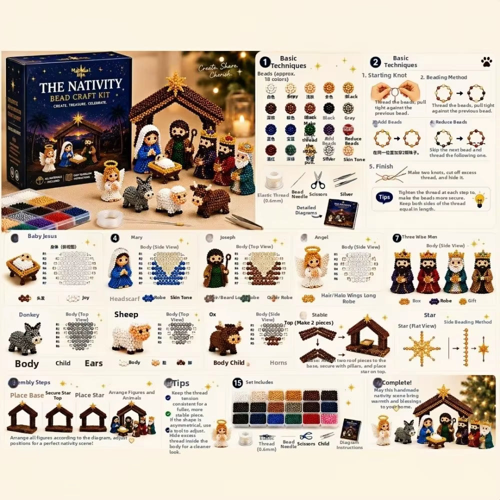 Nativity Collection Beaded DIY Kit
