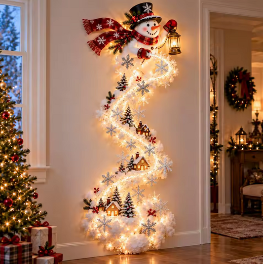 Christmas Village Wall Decor