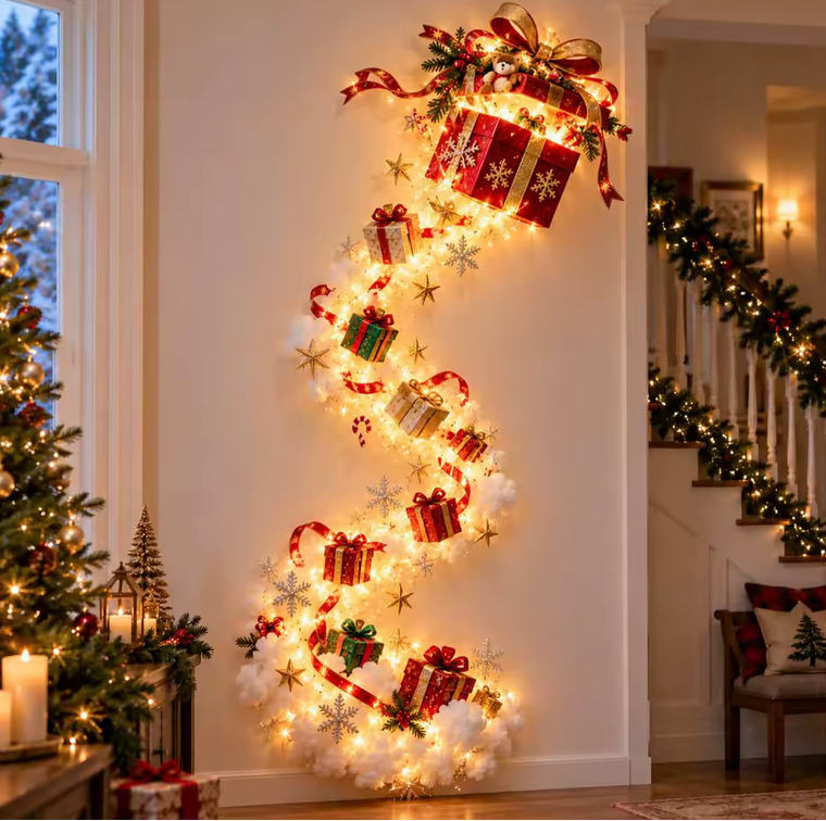 Christmas Village Wall Decor