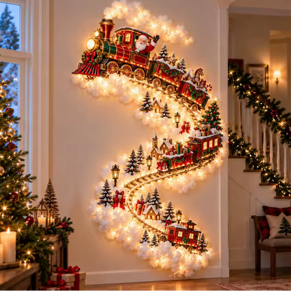 Christmas Village Wall Decor
