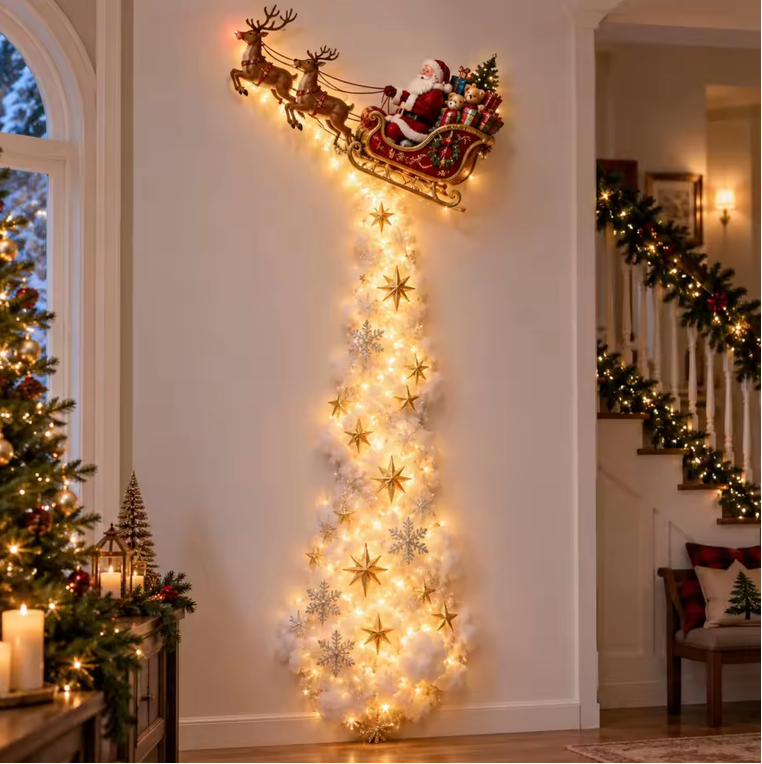 Christmas Village Wall Decor