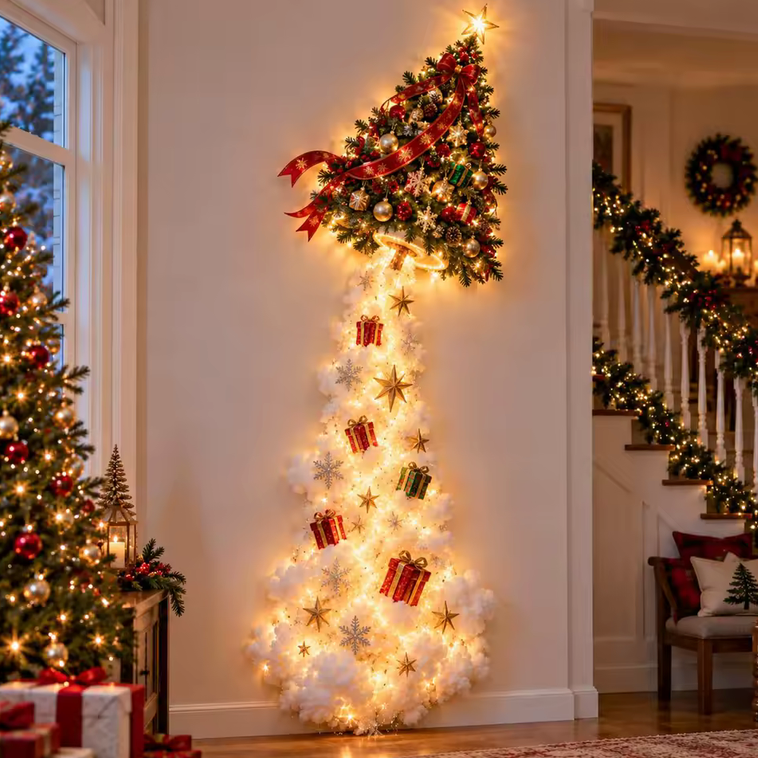 Christmas Village Wall Decor