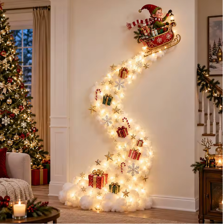 Christmas Village Wall Decor