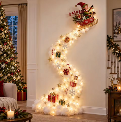 Christmas Village Wall Decor