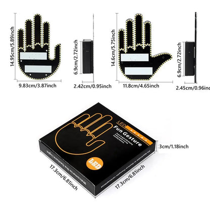 GestureGlow LED Car Hand Light