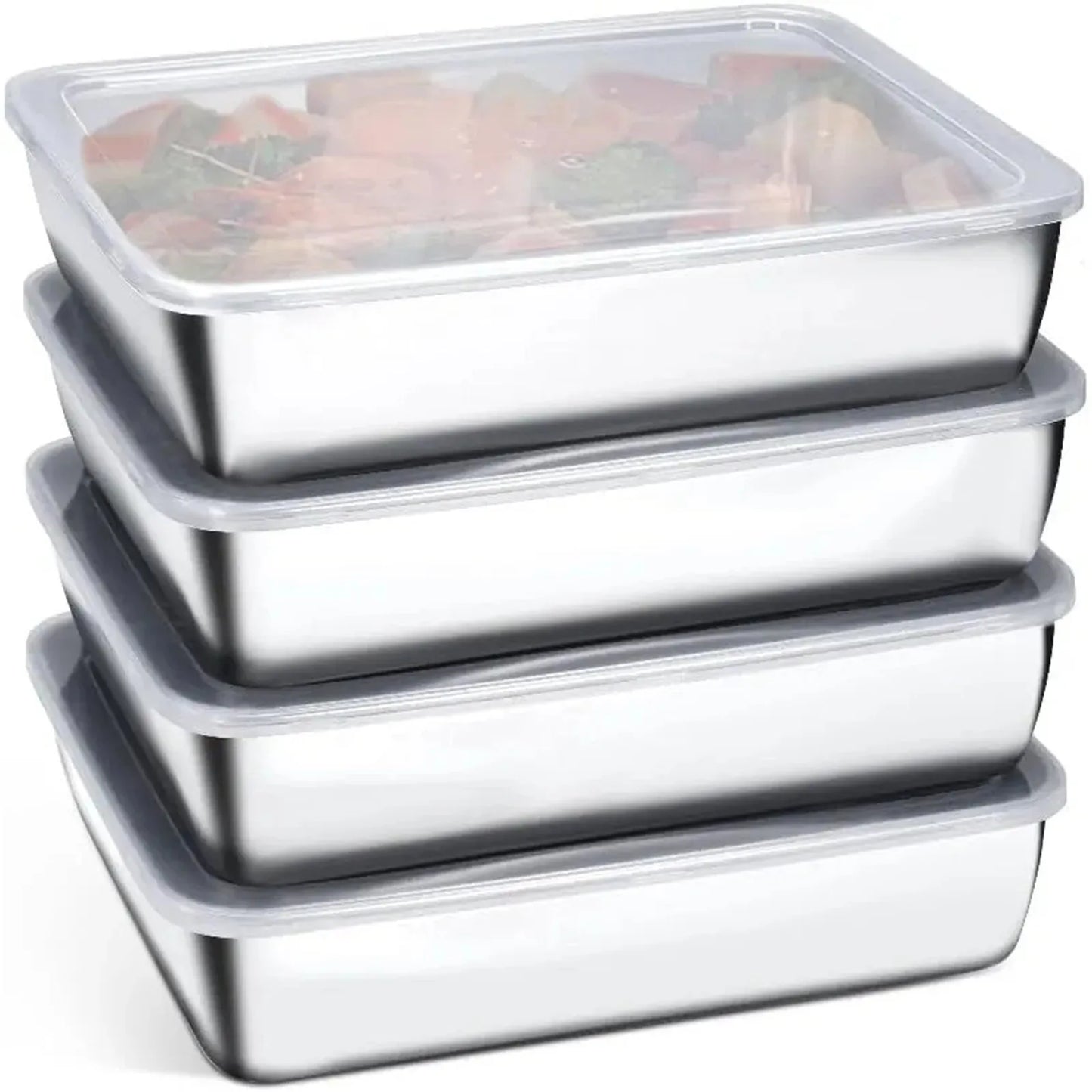 FreshGuard Stainless Steel Storage Set (4pcs)