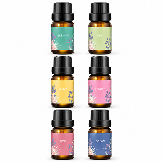 6-Piece Essential Oil – 10ml Each
