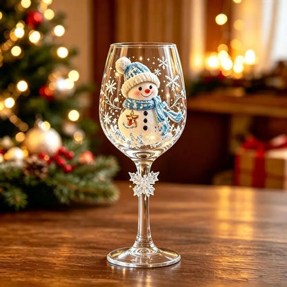 Christmas Wine Glasses 