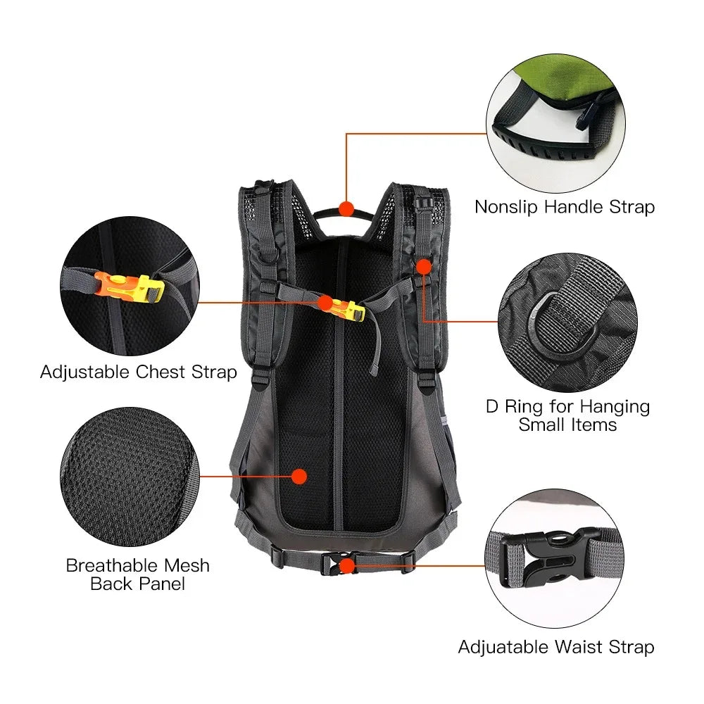 Reflective LED Safety Backpack